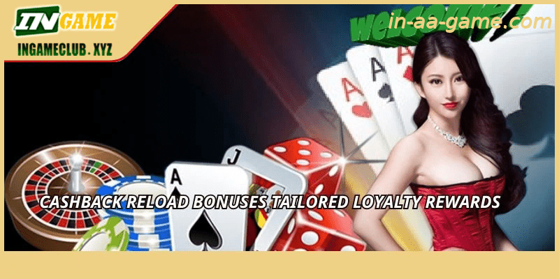Cashback reload bonuses tailored loyalty rewards