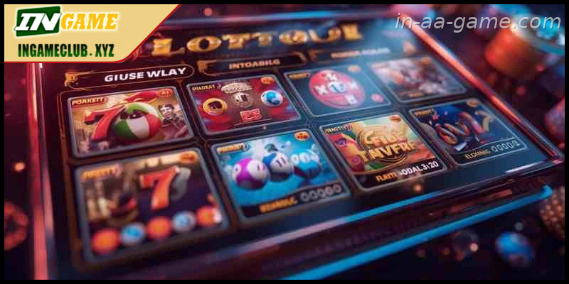 Online lottery gameplay interface with modern digital features