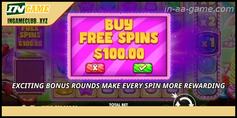 Exciting bonus rounds make every spin more rewarding