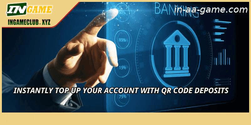 Instantly top up your account with QR code deposits