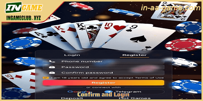 Confirm and Login